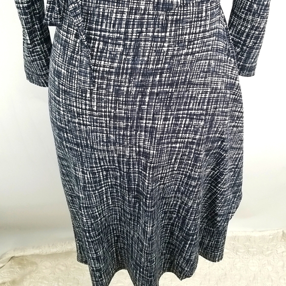 BCBGMAXAZRIA Wrap Dress with Assemetric Hemline - Picture 3 of 10